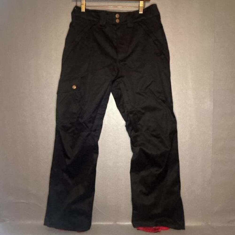 Aperture Men's Black 10,000 MM Waterproof Ski Snowboard Cargo Pants